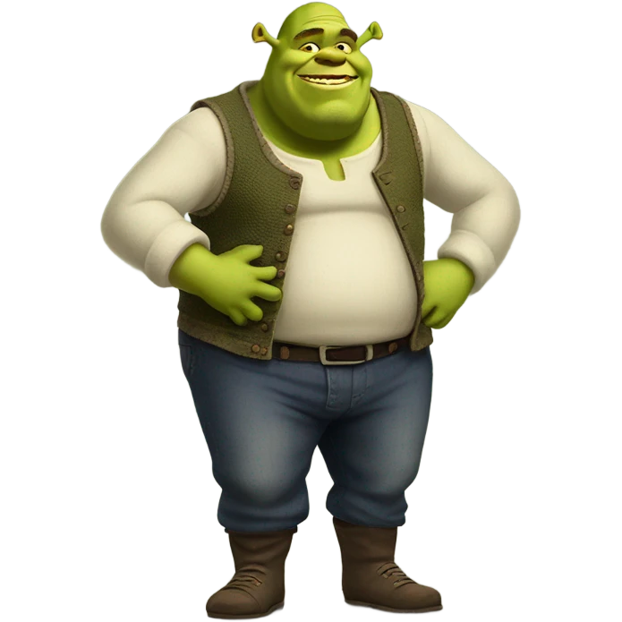 Pregnant shrek emoji
