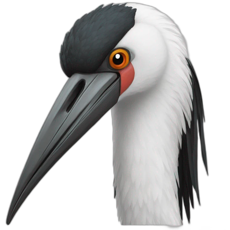 jabiru d’afrique emoji