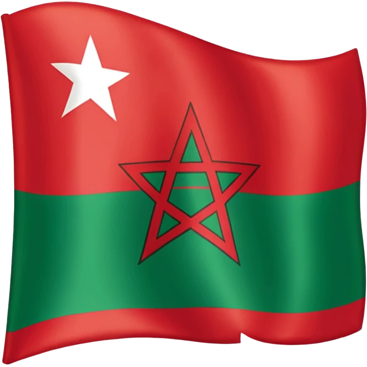 Drapeau du Maroc original emoji