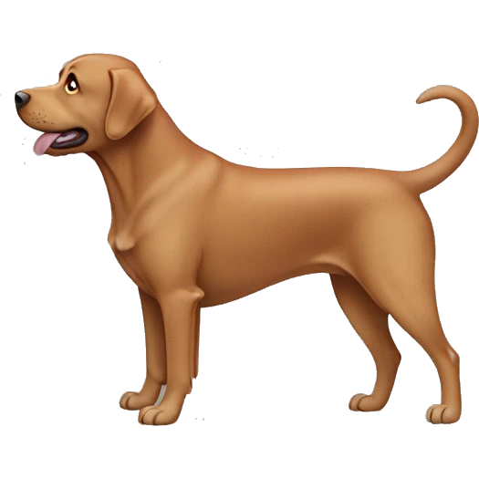 Red lab with silver lab  emoji