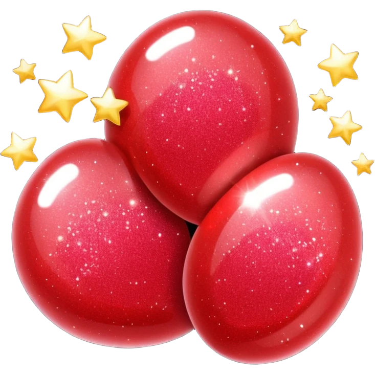 red glitter setor emoji