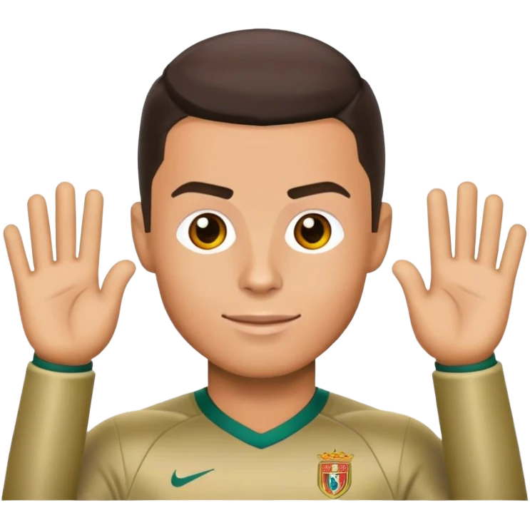 Emoji choqué de Cristiano Ronaldo  emoji