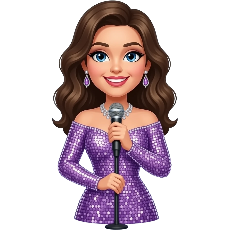 Diva as above but with dark blonde hair emoji