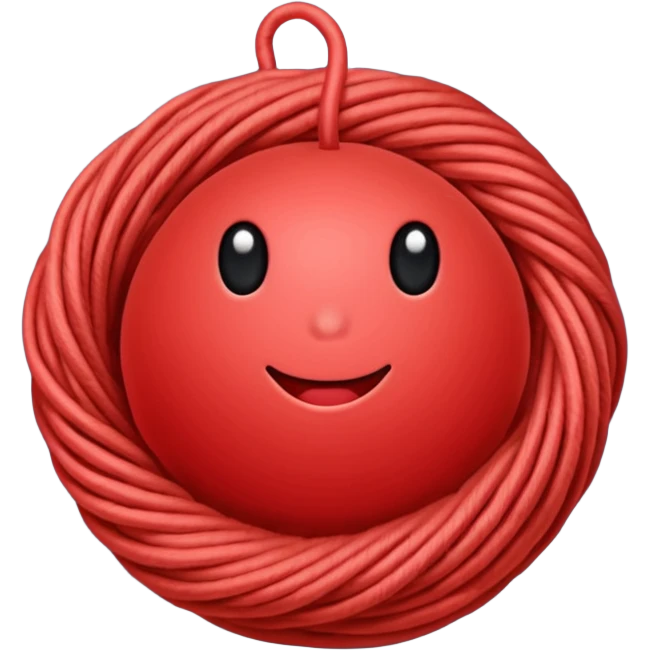 red ball of yarn emoji
