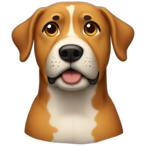 The this is fine dog emoji