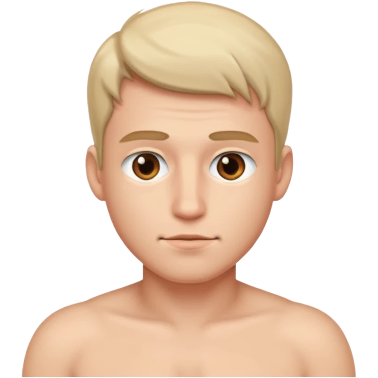 Male Face between boobs emoji