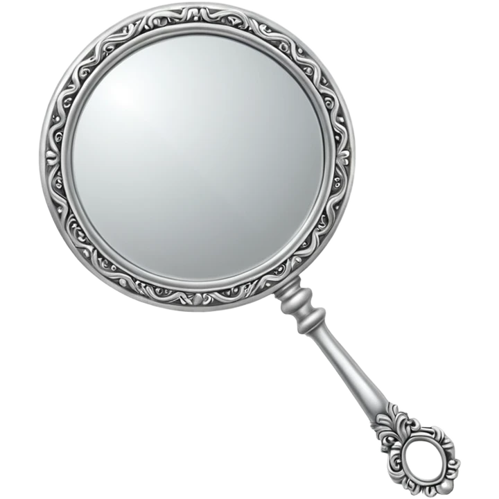Hand mirror emoji