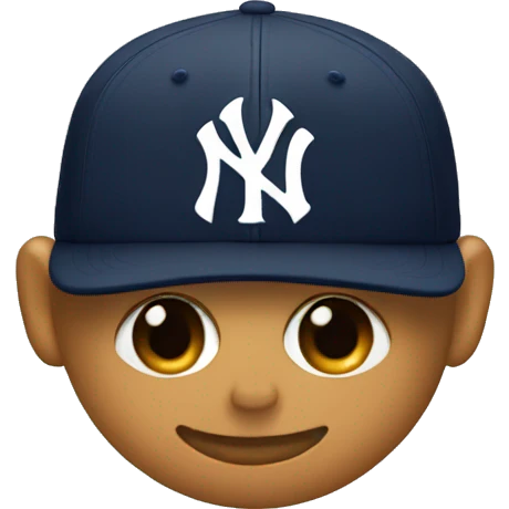 new era cap yankees with fur on the sides emoji