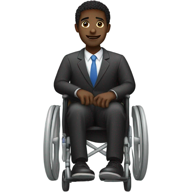 Gay Black Jew in wheelchair  emoji