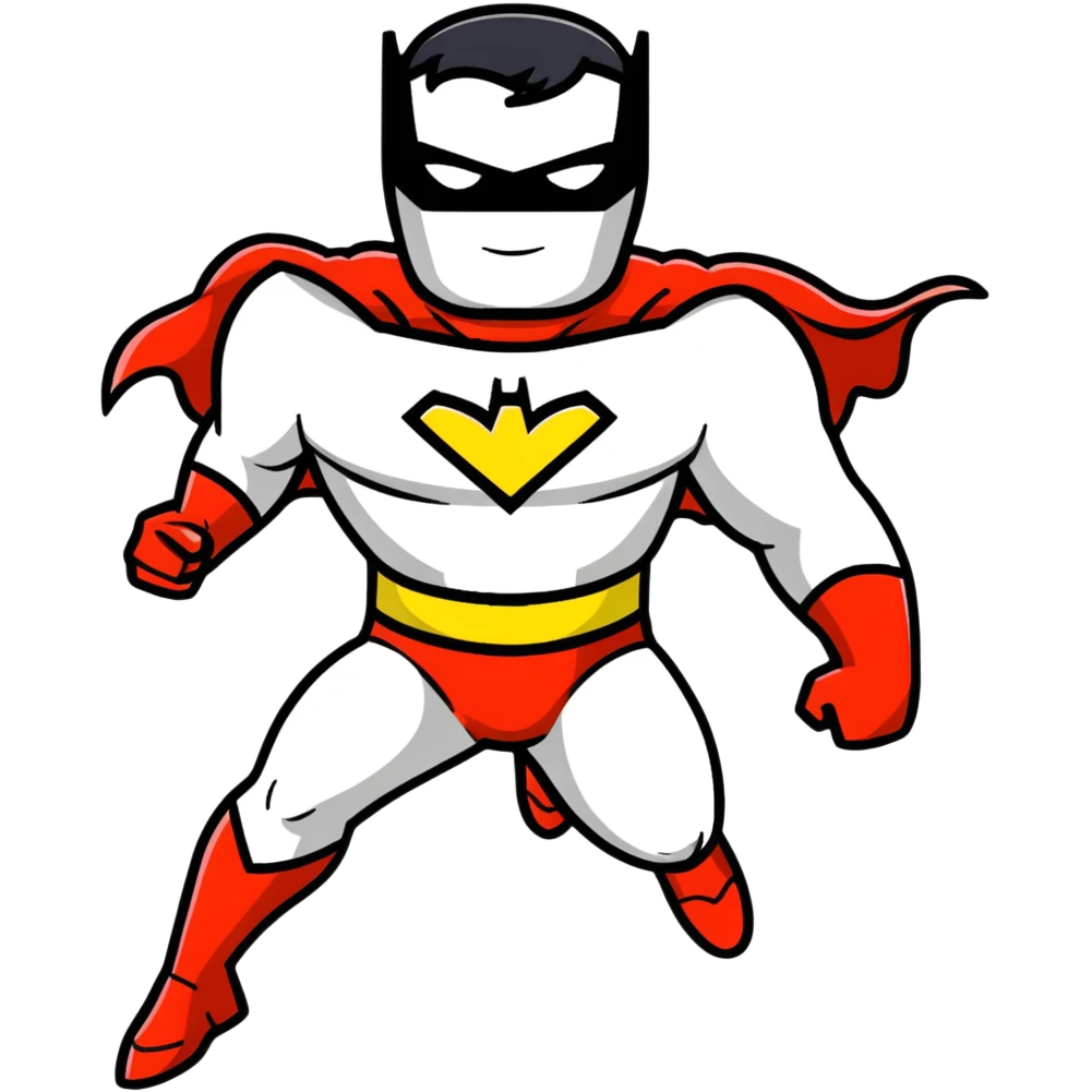 superhero transforming into robot form emoji