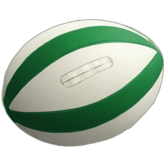 rugby ball made of dollar bills emoji