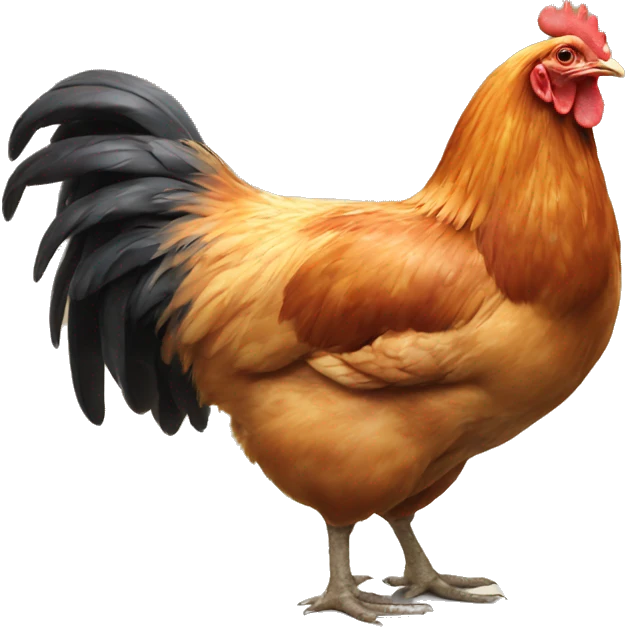 chicken butt emoji