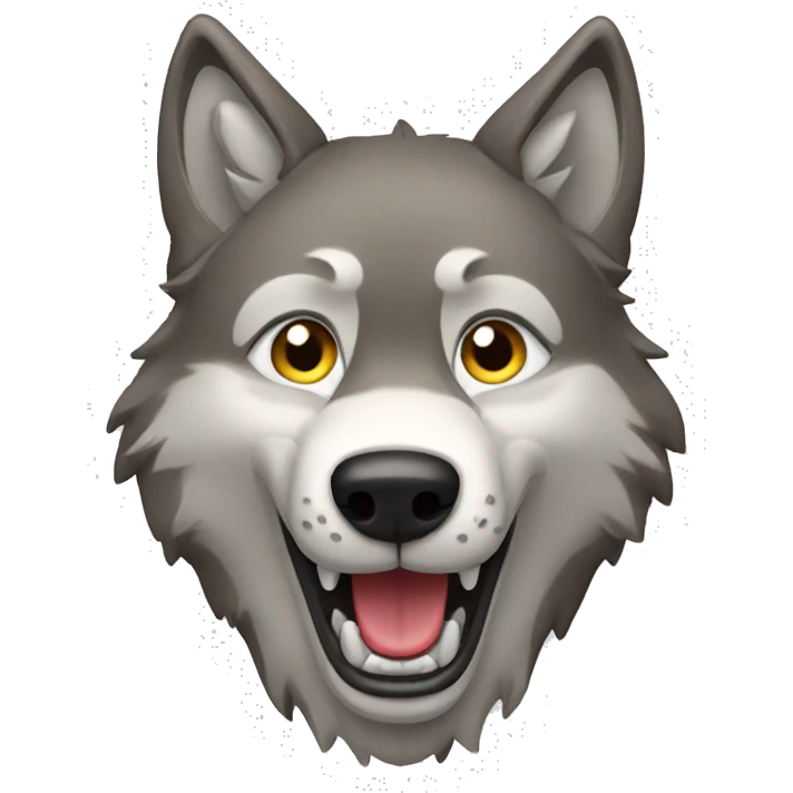 Wolf thumbs up emoji