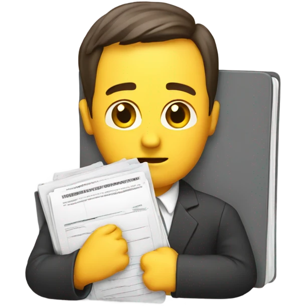 case with documents emoji
