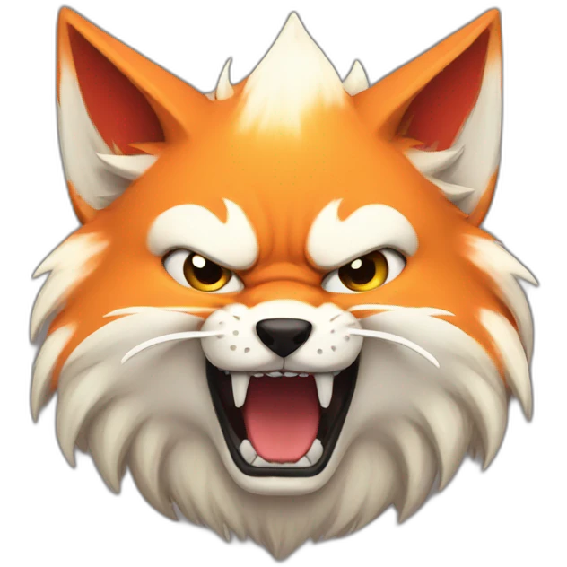 angry kitsune emoji