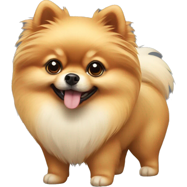pomeranian dog emoji