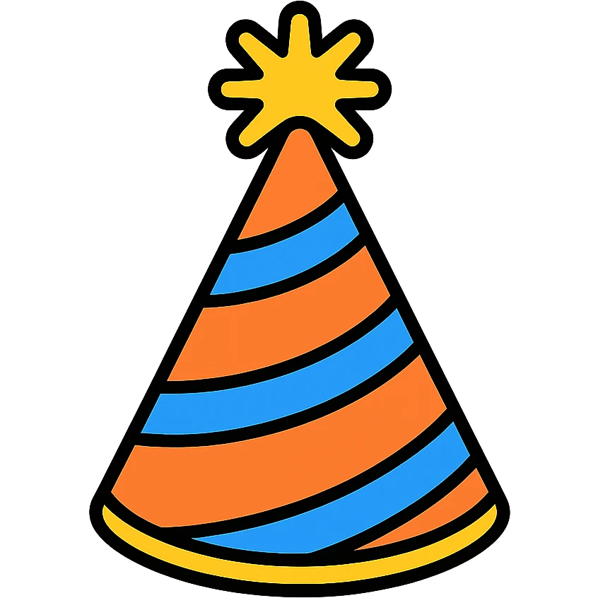 party hat emoji
