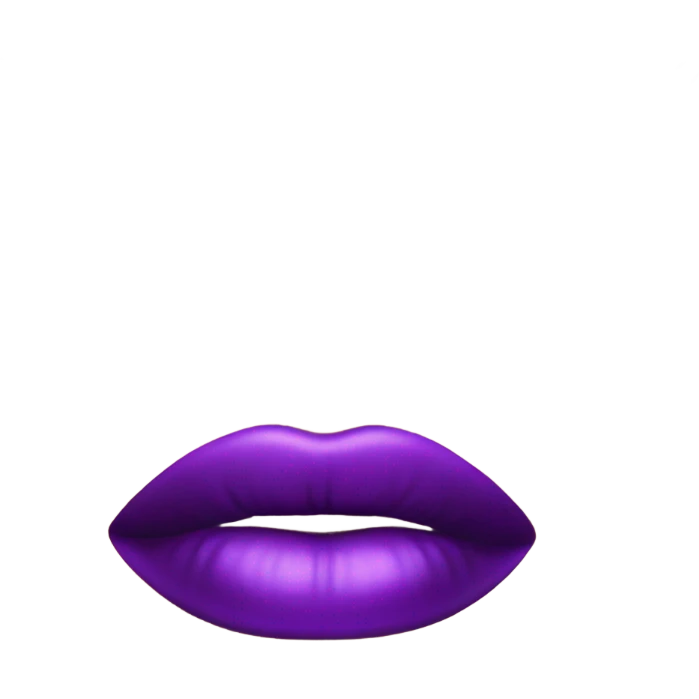 Purple Lipstick  emoji