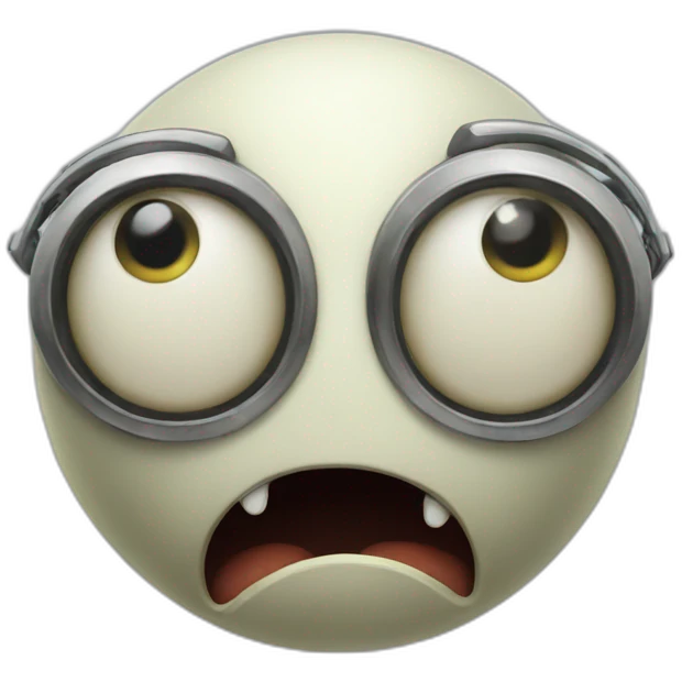 bug-eyed face of shock emoji