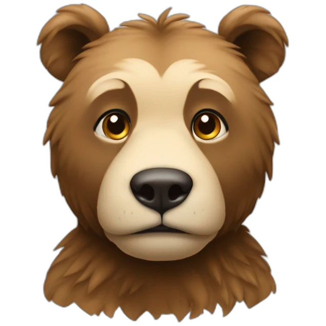 Poutin sur un ours emoji