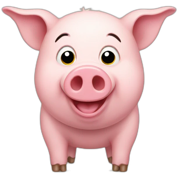 Gay pig emoji