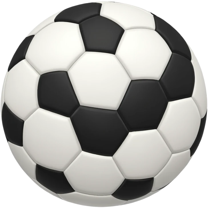 Crea un balón negro con rayas blancas emoji