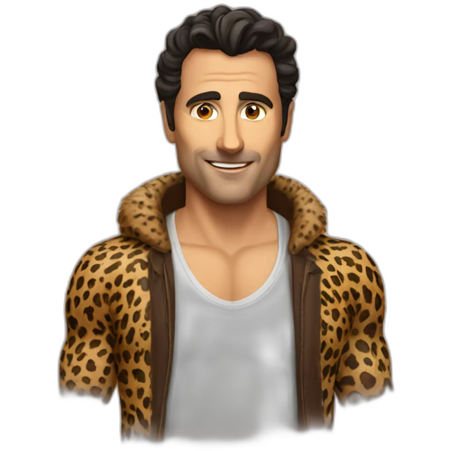 danny devitto as man-cheeta emoji