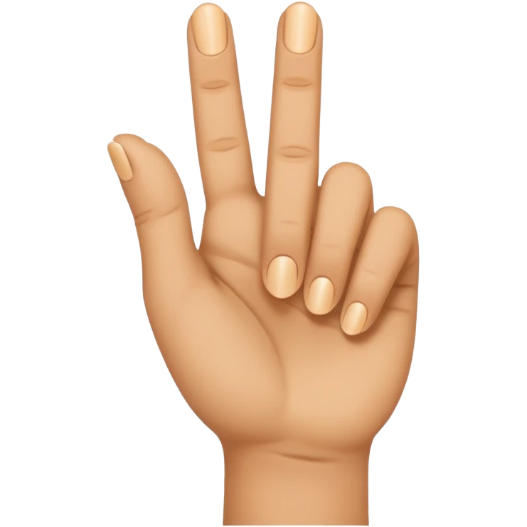 Mano con il mignolo all' in sù emoji