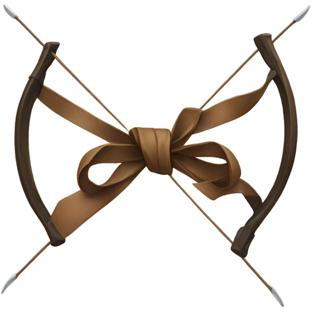 Realistic bow emoji