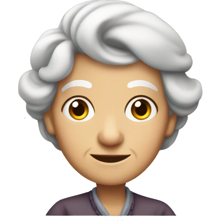 oliver twist as an old lady emoji