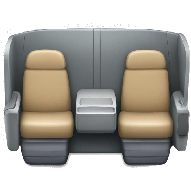 A first class seat emoji