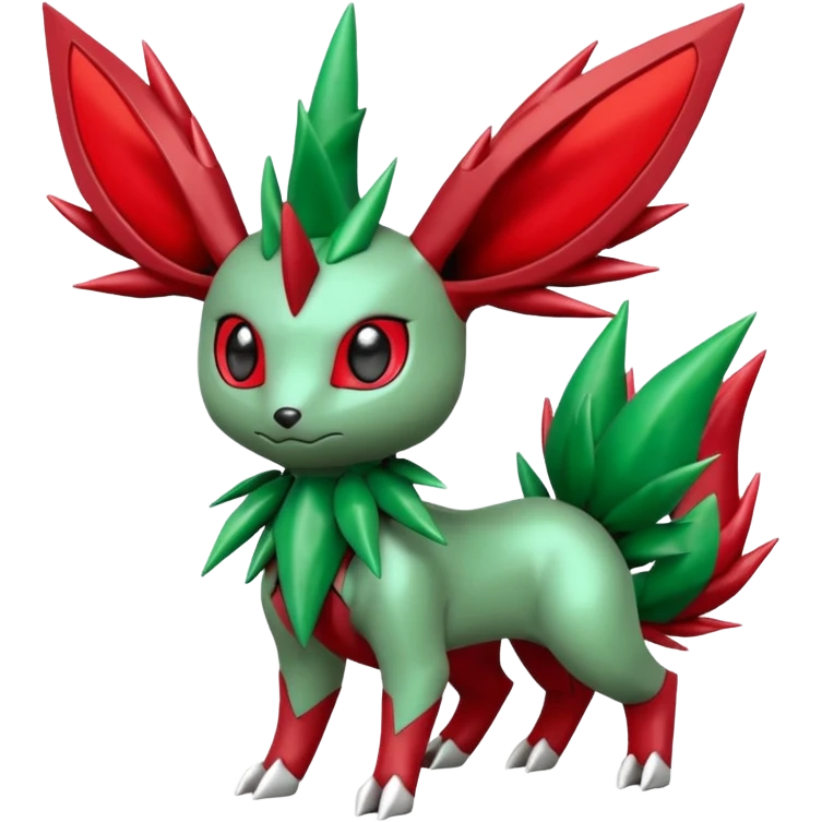 Scizor-Leafeon-Pokémon-Digimon-Fakémon-hybrid-fusion-creature emoji