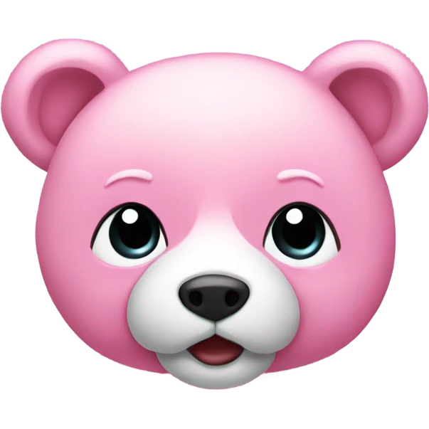 osito de peluche rosa emoji