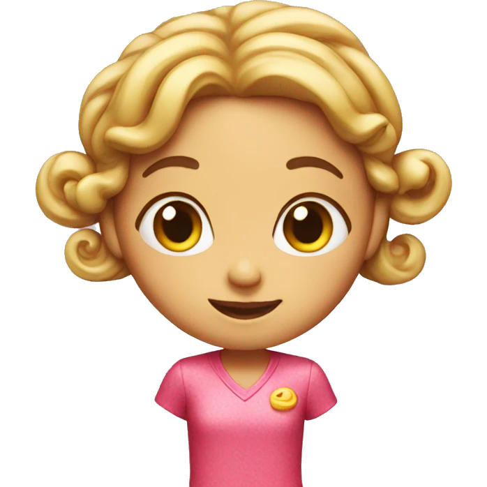 Girl made of candy emoji