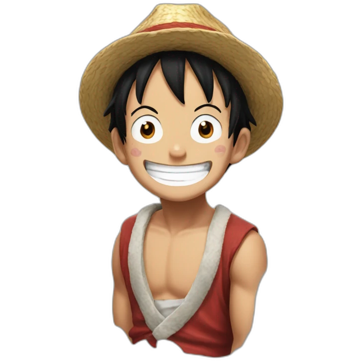 Happy Luffy emoji