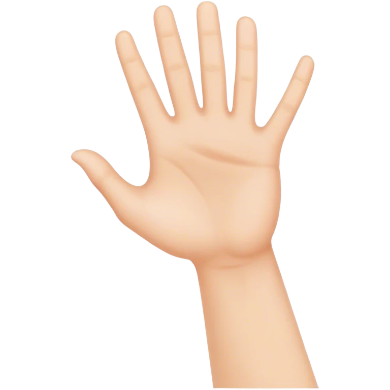 hand wave emoji