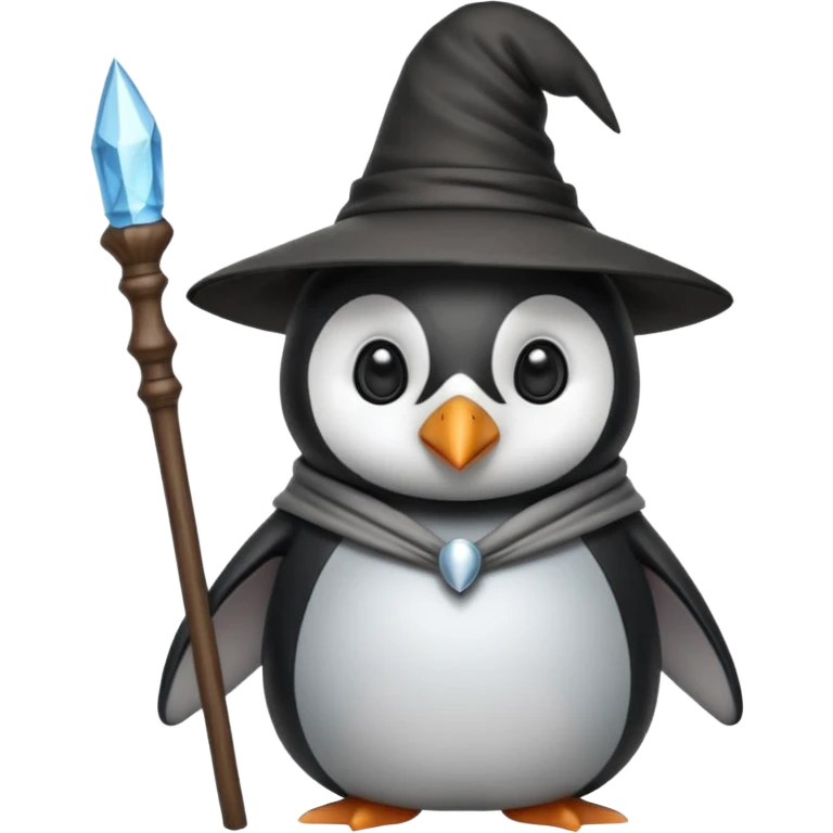 Penguin Wizard emoji