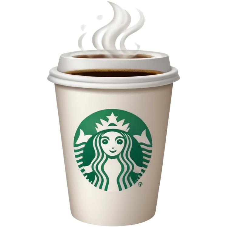 takeaway starbucks coffee cup  emoji