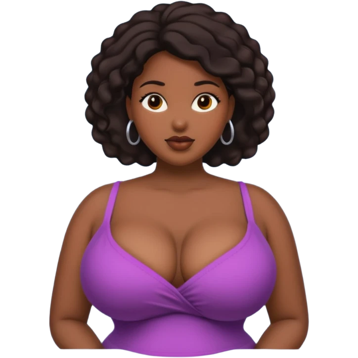  Naked women with boobs no clothes big ones black emoji