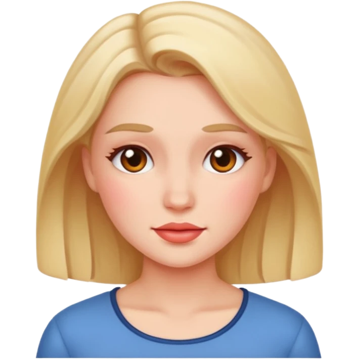 Woman blushing  emoji