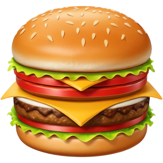 mcdonalds burger sungle patty emoji