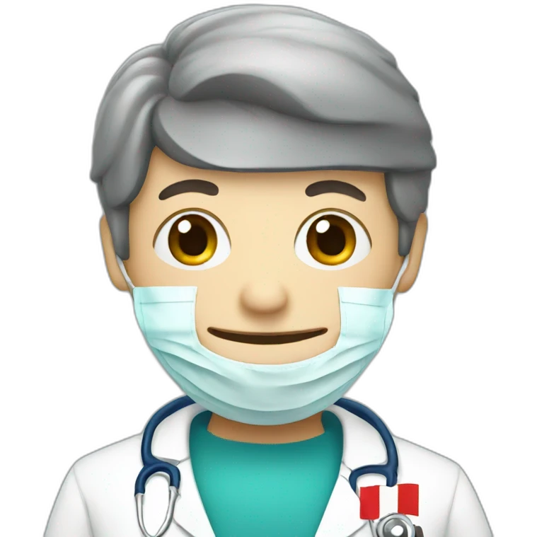 doctor with french flag emoji