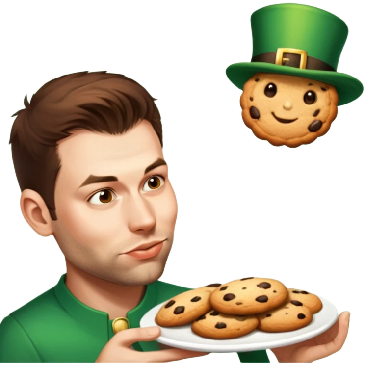 Irish Cookie emoji