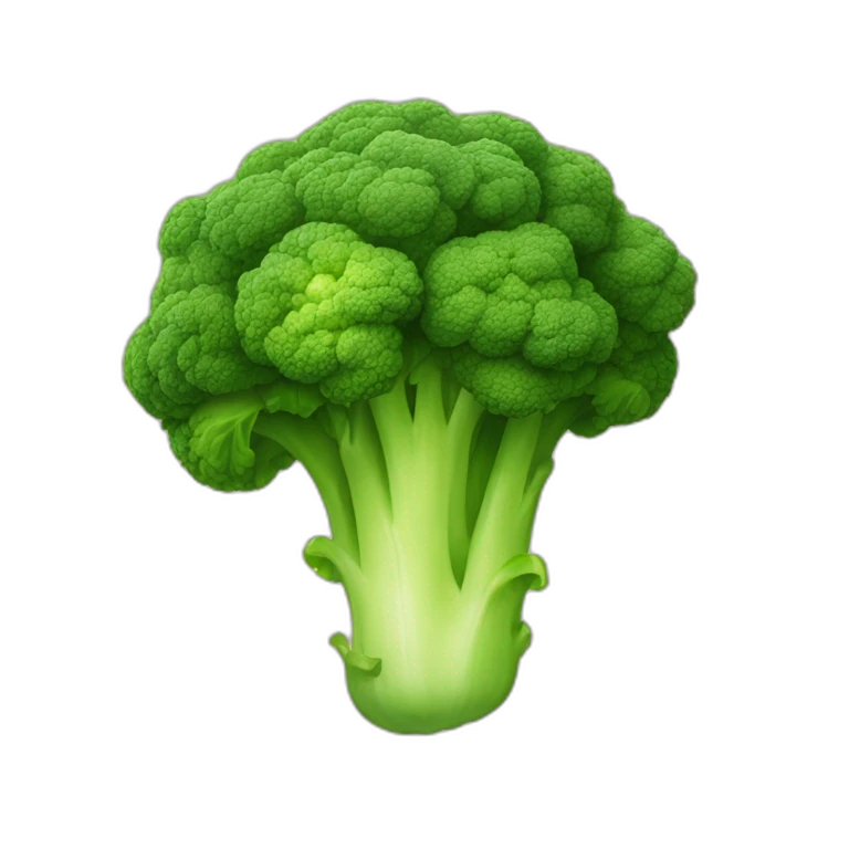 Un brocoli qui fume emoji