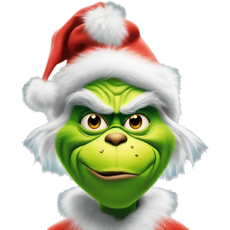The grinch emoji