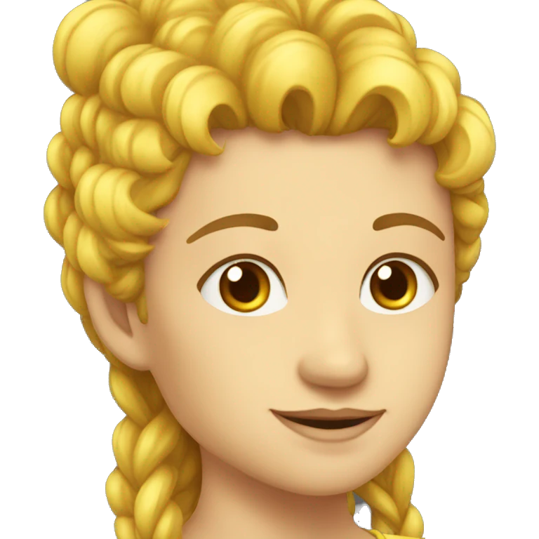 Soleil raiponse emoji