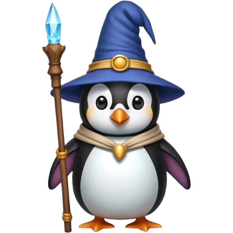 Penguin Wizard emoji