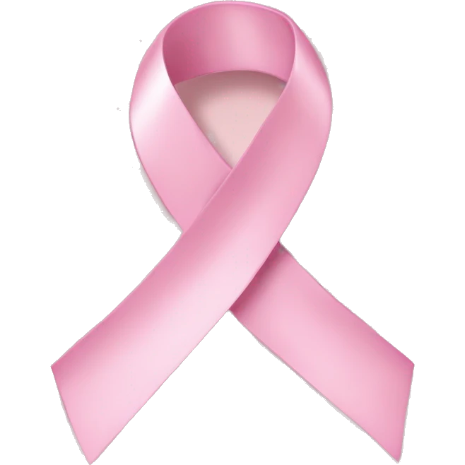 Light pink ribbon emoji