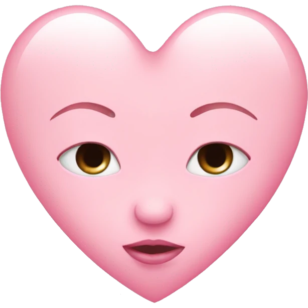 baby pink heart emoji