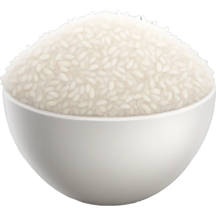 white rice emoji